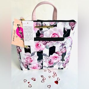 Luv BETSEY JOHNSON LBPORTIA Backpack Purse Bag - Floral Butterfly Portia NWT